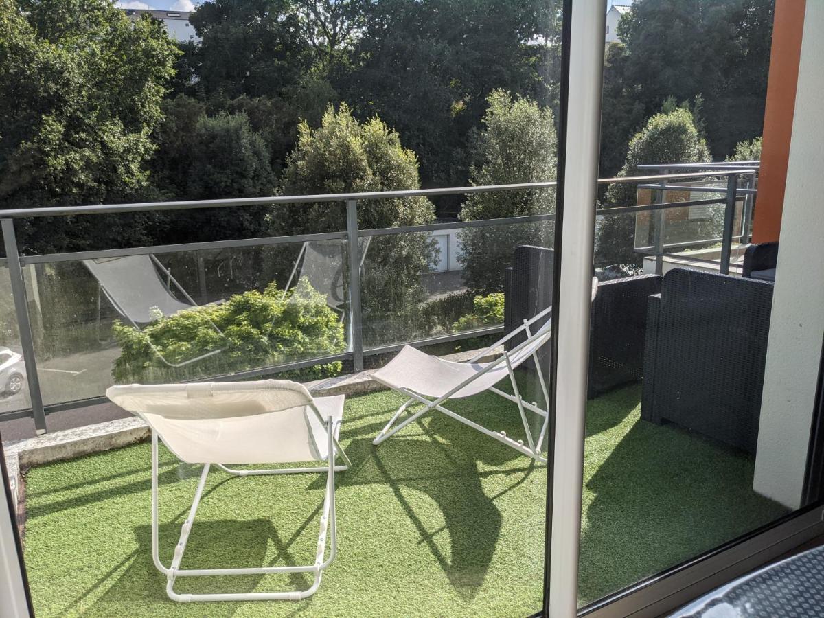 Appartement Saint Goustan : Vue sur la rivière Auray Esterno foto