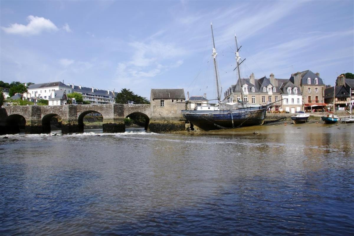 Appartement Saint Goustan : Vue sur la rivière Auray Esterno foto