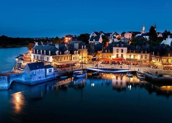 Appartement Saint Goustan : Vue sur la rivière Auray Esterno foto