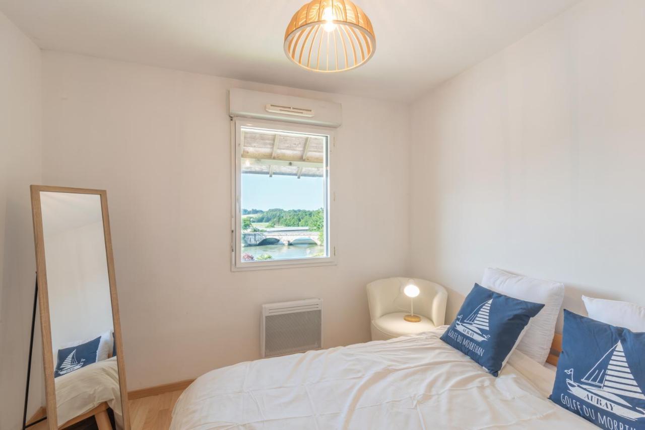 Appartement Saint Goustan : Vue sur la rivière Auray Esterno foto
