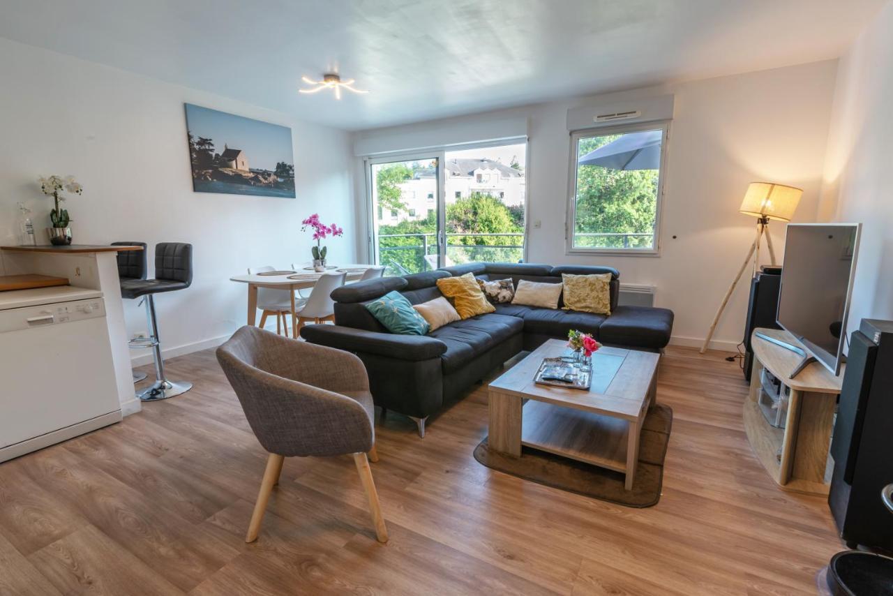 Appartement Saint Goustan : Vue sur la rivière Auray Esterno foto